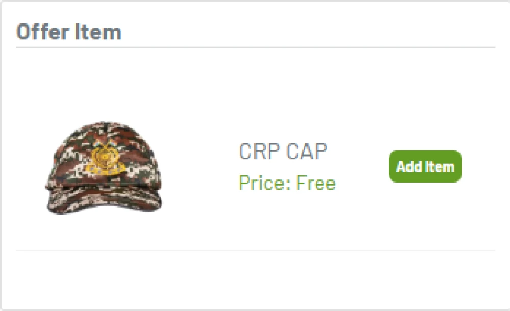 CRPF Army Combat Shirt & Pant Set – 80% Cotton, 20% Polyester with 10 Utility Pockets