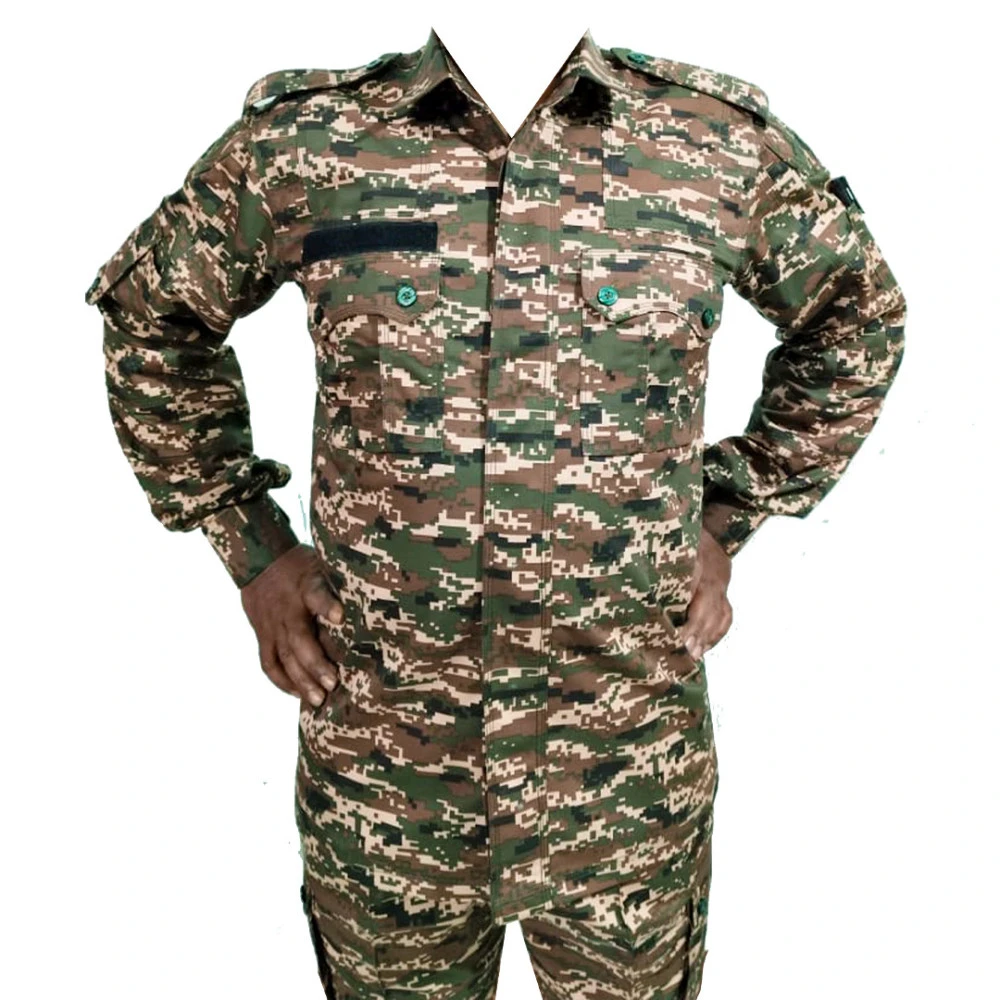 CRPF Army Combat Shirt & Pant Set – 80% Cotton, 20% Polyester with 10 Utility Pockets