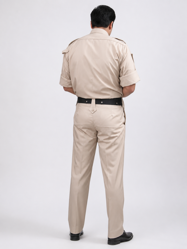 CAPF / State Police Khaki Dress – Premium SYRAM Fabric Uniform