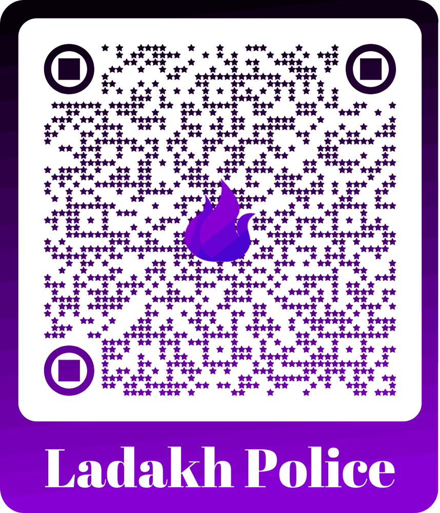 Ladakh Police Tactical Dry-Fit Polo T-shirt with QR ID & India Flag