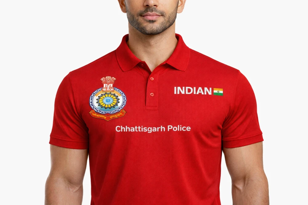 Chhattisgarh Police POLO T-Shirt 419 (Free Delivery)