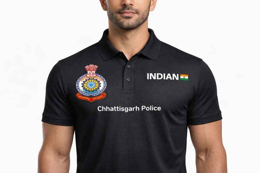 Chhattisgarh Police POLO T-Shirt 419 (Free Delivery)