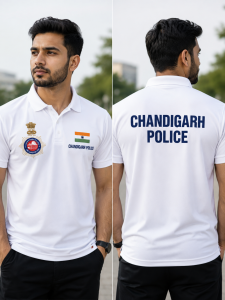 CHANDIGARH POLICE Premium Dry-Fit Polo T-Shirt