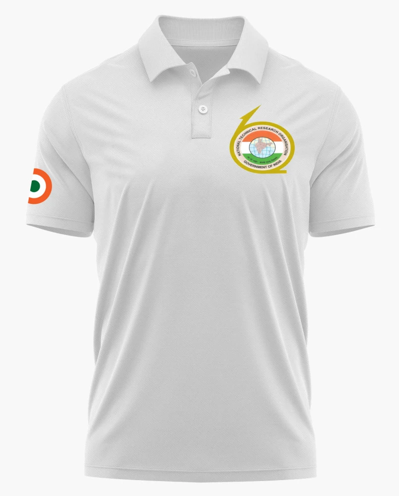 NTRO Logo Printed White Customized T-Shirt – Premium Cotton