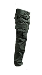 Premium Olive Green Army Style 6-Pocket Cotton Cargo Pants
