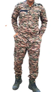 CRPF Combat Dress (Shirt & Pant Set) – 80/20 Cotton Polyester with Free Cap