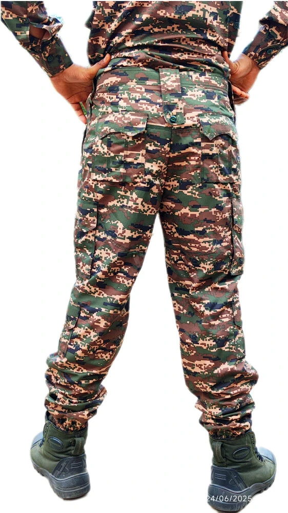 CRPF Combat Dress (Shirt & Pant Set) – 80/20 Cotton Polyester with Free Cap