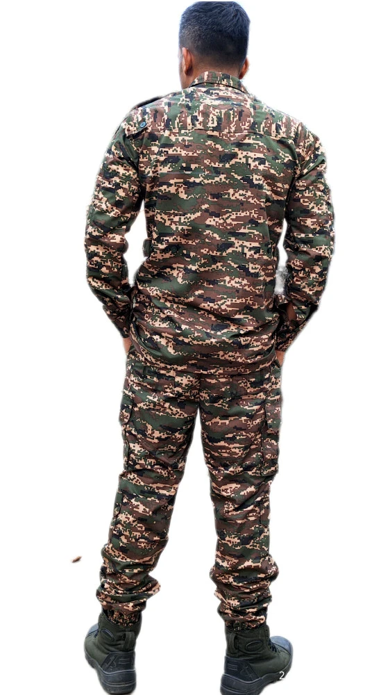CRPF Combat Dress (Shirt & Pant Set) – 80/20 Cotton Polyester with Free Cap