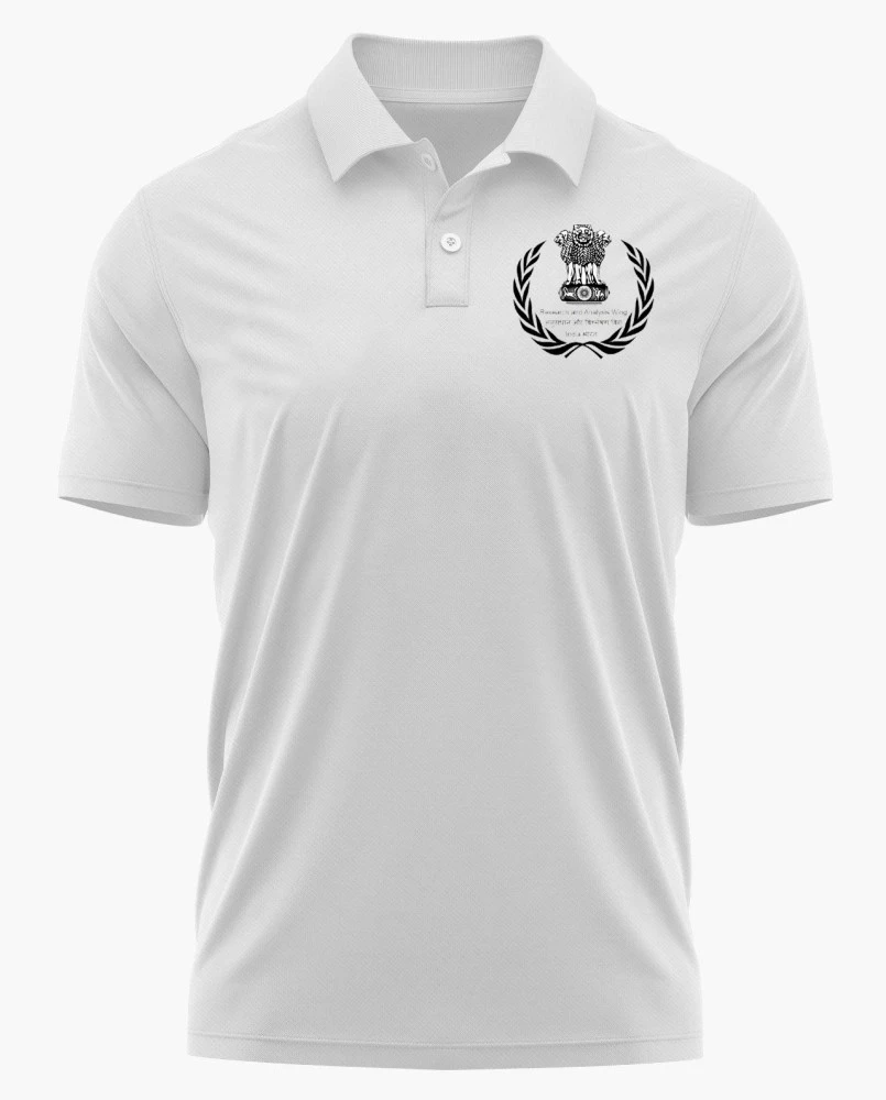 Research and Analysis Wing (RAW) Logo Printed White T-shirt – Customized Premium Edition